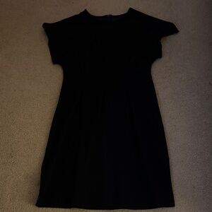 Elegant Black High Low Dress